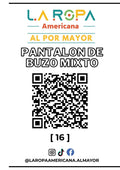 LOTE PANTALON DE BUZO MIXTO 20KG PRIMERA (16) | LA ROPA AMERICANA AL POR MAYOR