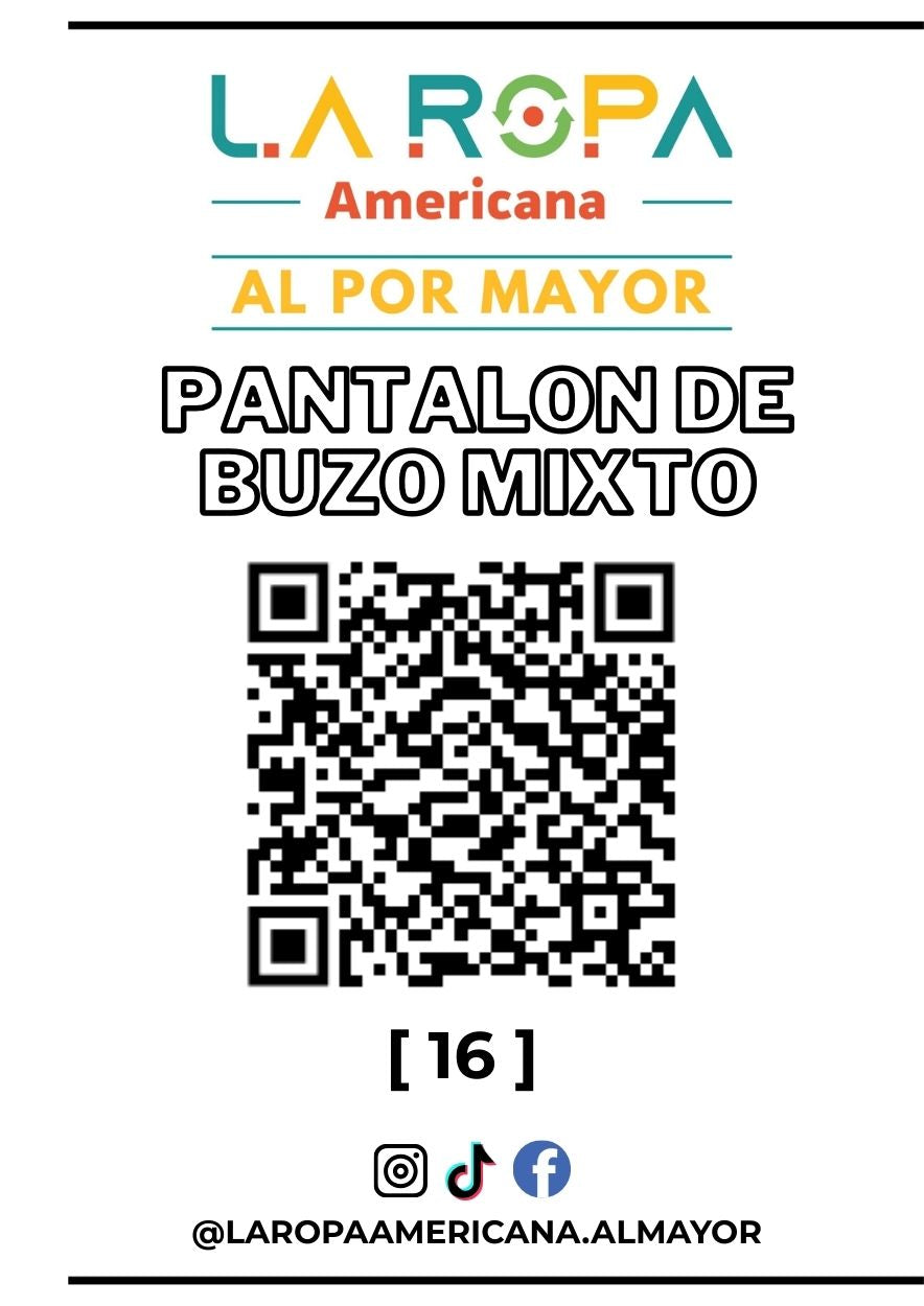 LOTE PANTALON DE BUZO MIXTO 20KG PRIMERA (16) | LA ROPA AMERICANA AL POR MAYOR