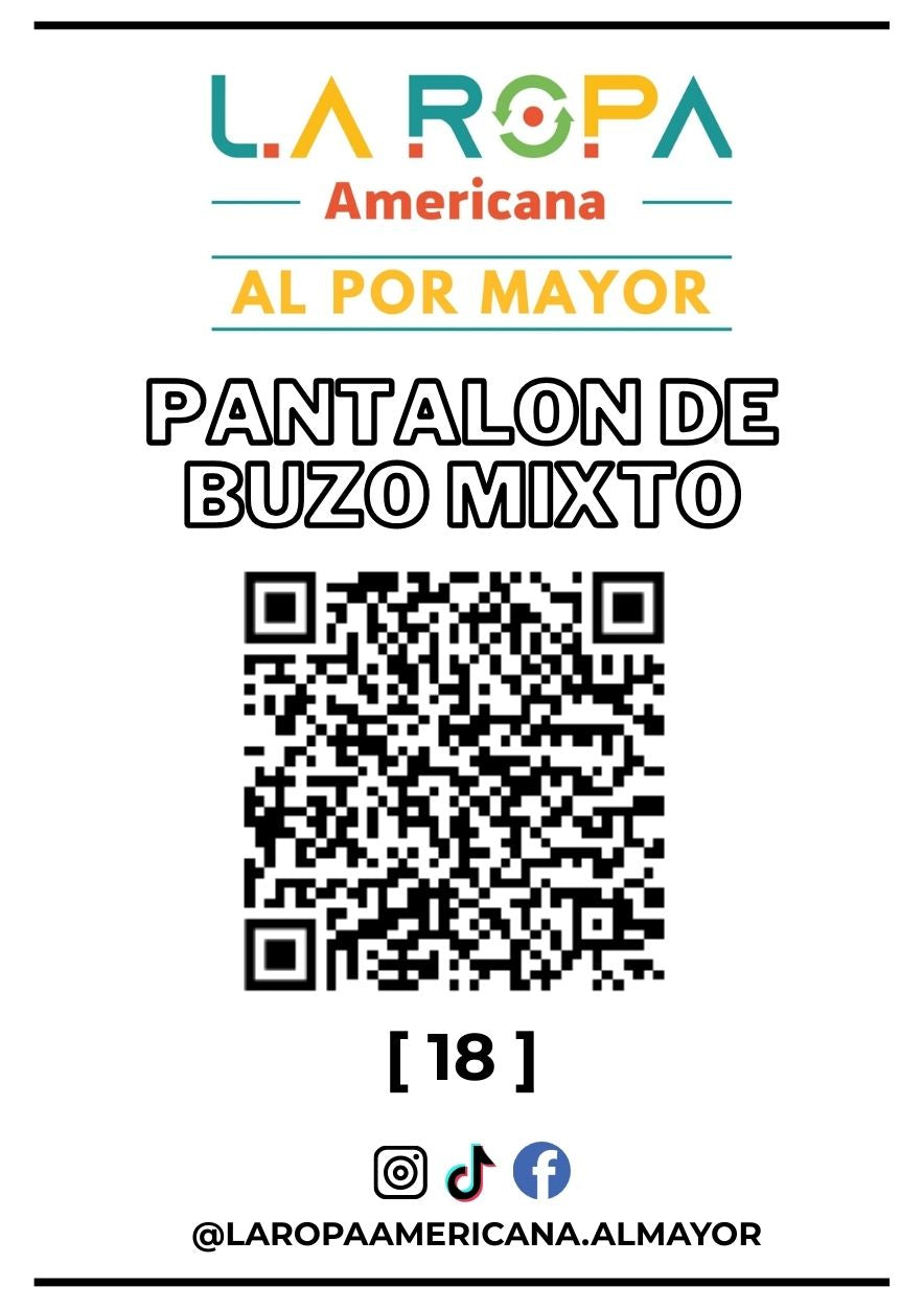 LOTE PANTALON DE BUZO MIXTO 20KG PRIMERA (18) | LA ROPA AMERICANA AL POR MAYOR