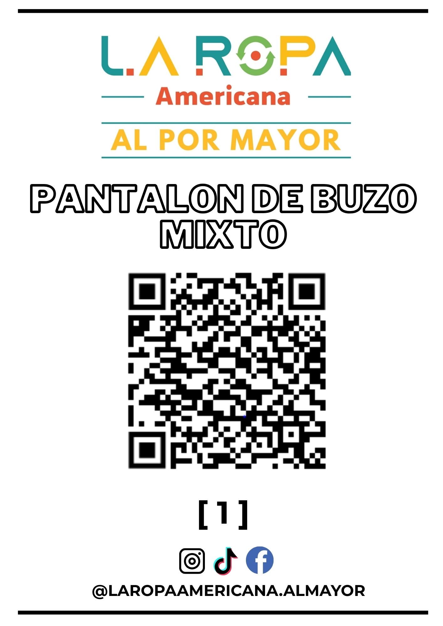 LOTE PANTALON DE BUZO MIXTO 20KG PRIMERA (1) | LA ROPA AMERICANA AL POR MAYOR