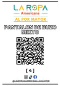 LOTE PANTALON DE BUZO MIXTO 20KG PRIMERA (4) | LA ROPA AMERICANA AL POR MAYOR