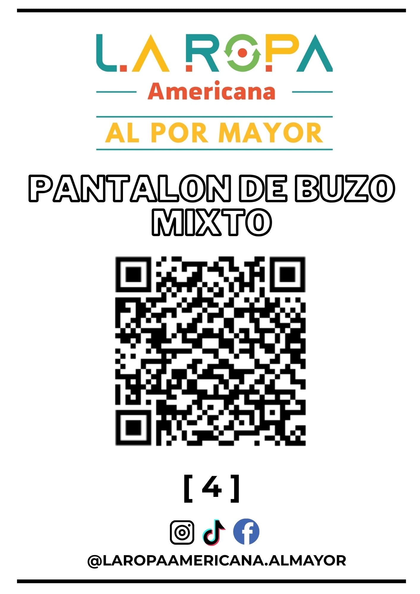 LOTE PANTALON DE BUZO MIXTO 20KG PRIMERA (4) | LA ROPA AMERICANA AL POR MAYOR