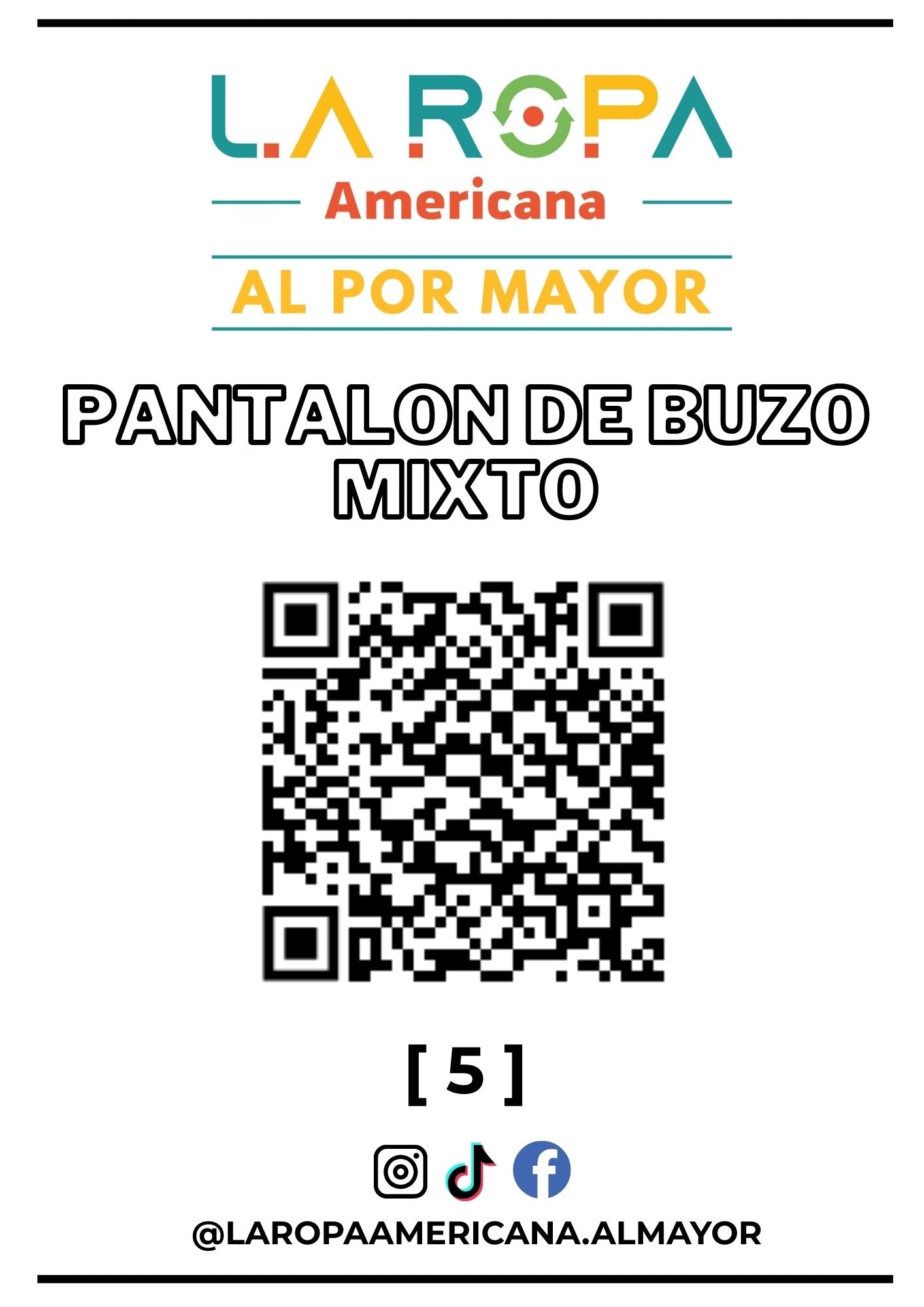 LOTE PANTALON DE BUZO MIXTO 20KG PRIMERA (5) | LA ROPA AMERICANA AL POR MAYOR
