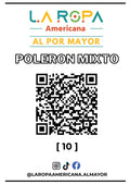 LOTE DE POLERON MIXTO 20KG PRIMERA (10) | LA ROPA AMERICANA AL POR MAYOR