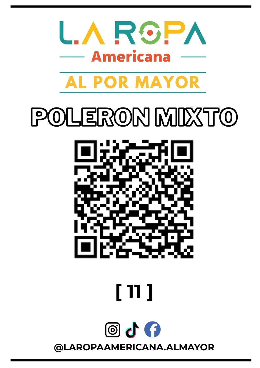 LOTE DE POLERON MIXTO 20KG PRIMERA (11) | LA ROPA AMERICANA AL POR MAYOR