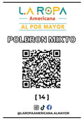 LOTE DE POLERON MIXTO 20KG PRIMERA (14) | LA ROPA AMERICANA AL POR MAYOR