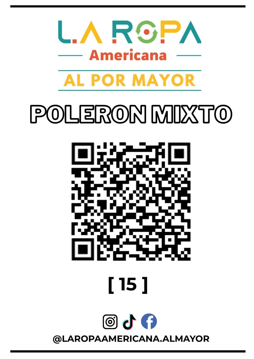 LOTE DE POLERON MIXTO 20KG PRIMERA (15) | LA ROPA AMERICANA AL POR MAYOR