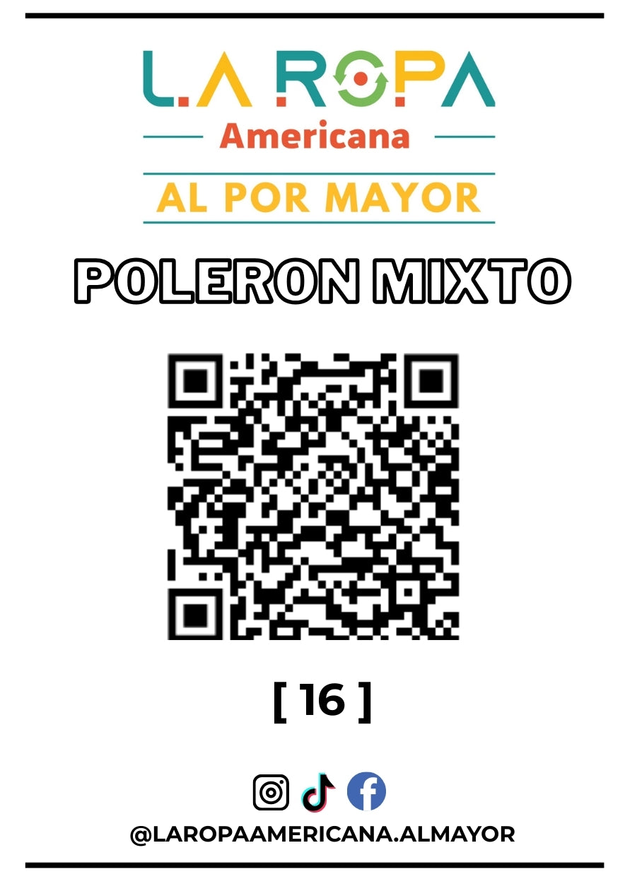 LOTE DE POLERON MIXTO 20KG PRIMERA (16) | LA ROPA AMERICANA AL POR MAYOR