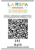 LOTE POLERON MIXTO 20KG PRIMERA (5) | LA ROPA AMERICANA AL POR MAYOR