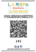 LOTE POLERON MIXTO 20KG PRIMERA (8) | LA ROPA AMERICANA AL POR MAYOR