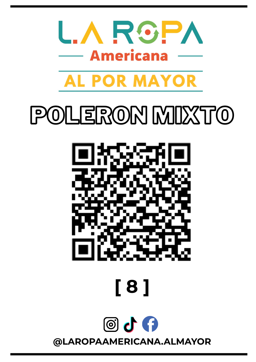LOTE POLERON MIXTO 20KG PRIMERA (8) | LA ROPA AMERICANA AL POR MAYOR