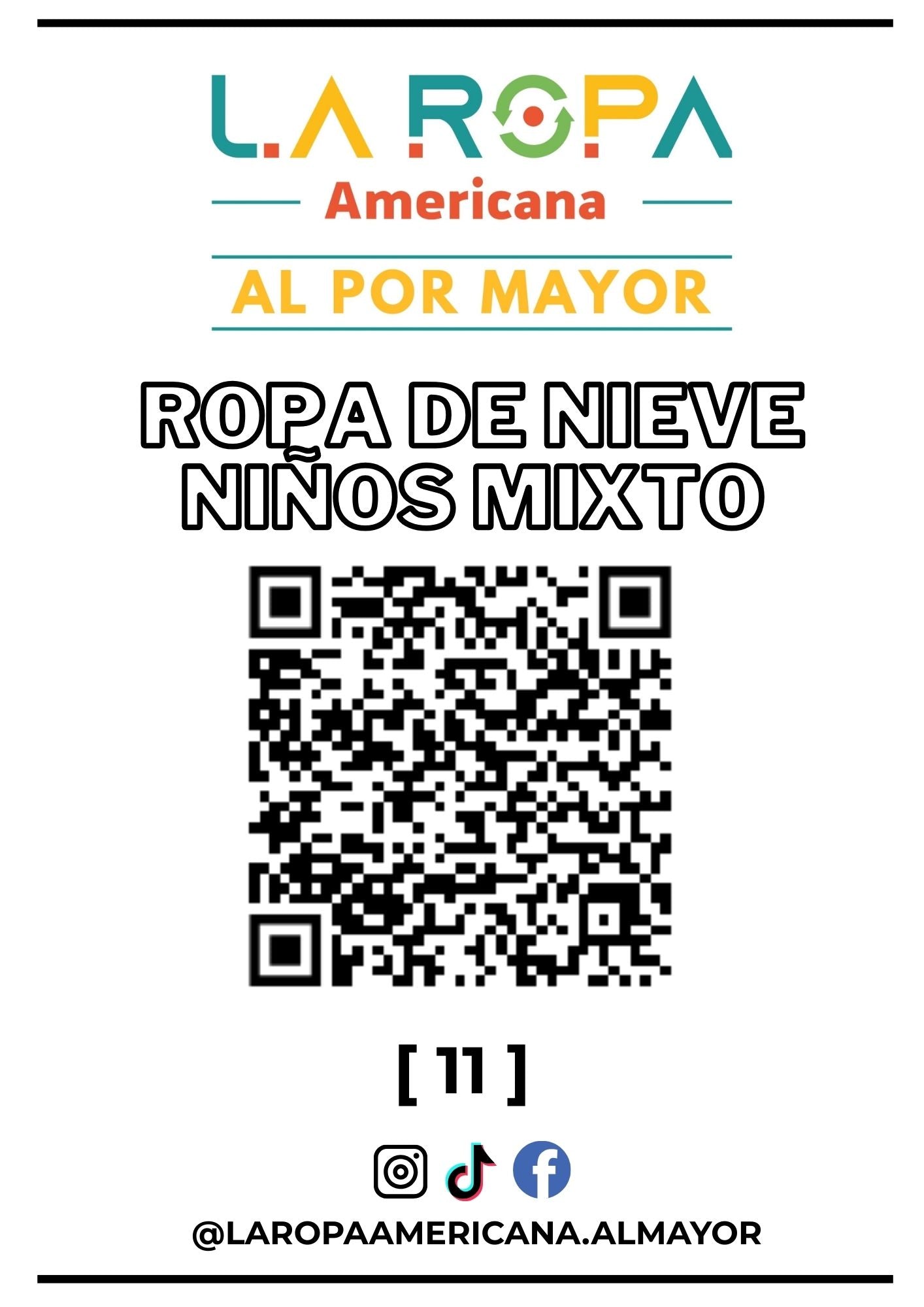LOTE ROPA DE NIEVE NI?O MIXTO 20KG PRIMERA (11) | LA ROPA AMERICANA AL POR MAYOR