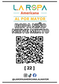 LOTE ROPA DE NIEVE NI?O MIXTO 20KG PRIMERA (22) | LA ROPA AMERICANA AL POR MAYOR