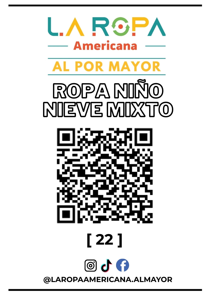 LOTE ROPA DE NIEVE NI?O MIXTO 20KG PRIMERA (22) | LA ROPA AMERICANA AL POR MAYOR