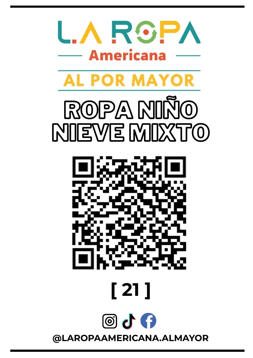 LOTE ROPA DE NIEVE NI?O MIXTO 20KG PRIMERA (21) | LA ROPA AMERICANA AL POR MAYOR