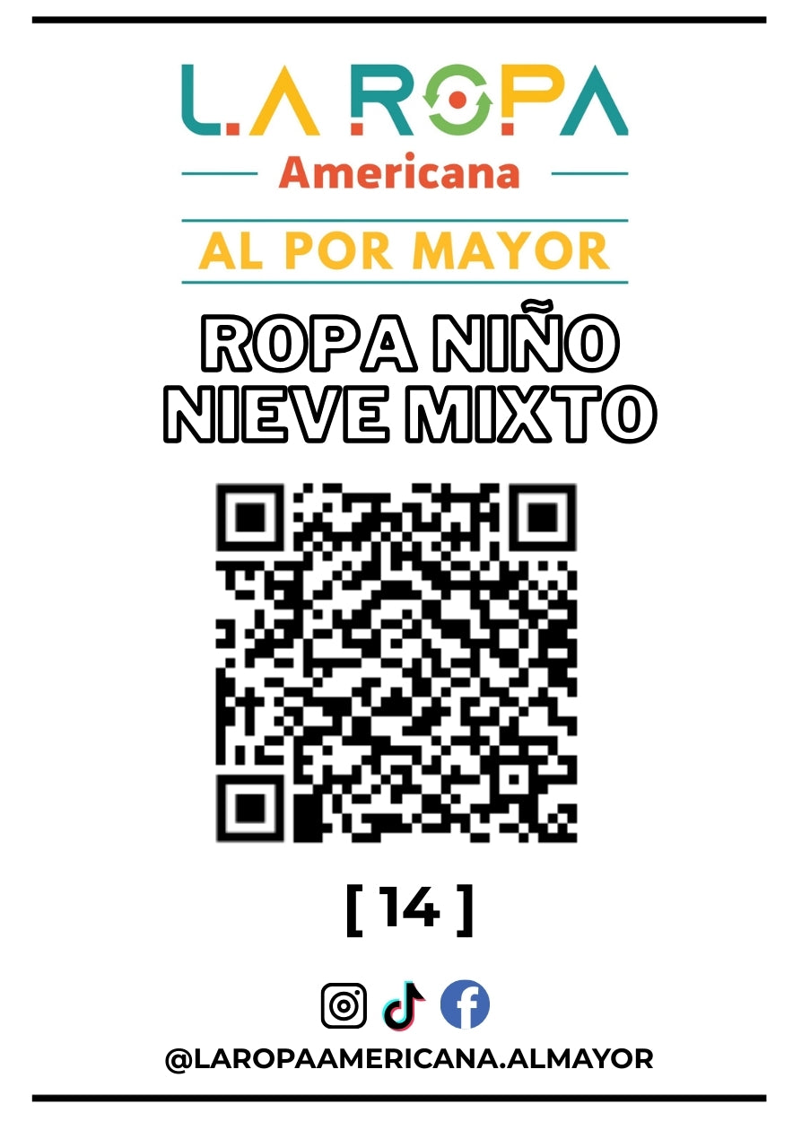 LOTE ROPA DE NIEVE NI?O MIXTO 20KG PRIMERA (14) | LA ROPA AMERICANA AL POR MAYOR