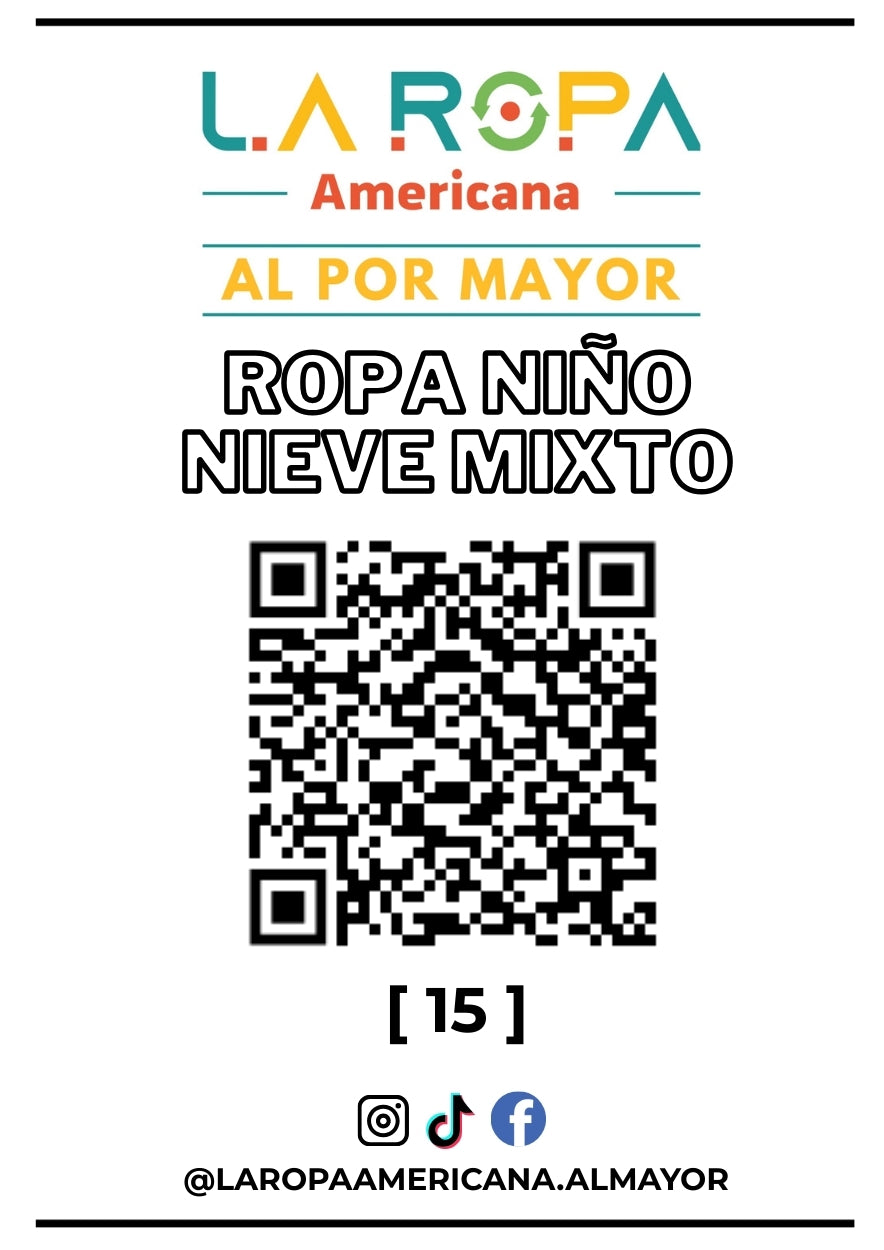 LOTE ROPA DE NIEVE NI?O MIXTO 20KG PRIMERA (15) | LA ROPA AMERICANA AL POR MAYOR
