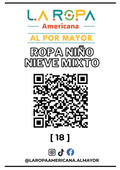 LOTE ROPA DE NIEVE NI?O MIXTO 20KG PRIMERA (18) | LA ROPA AMERICANA AL POR MAYOR