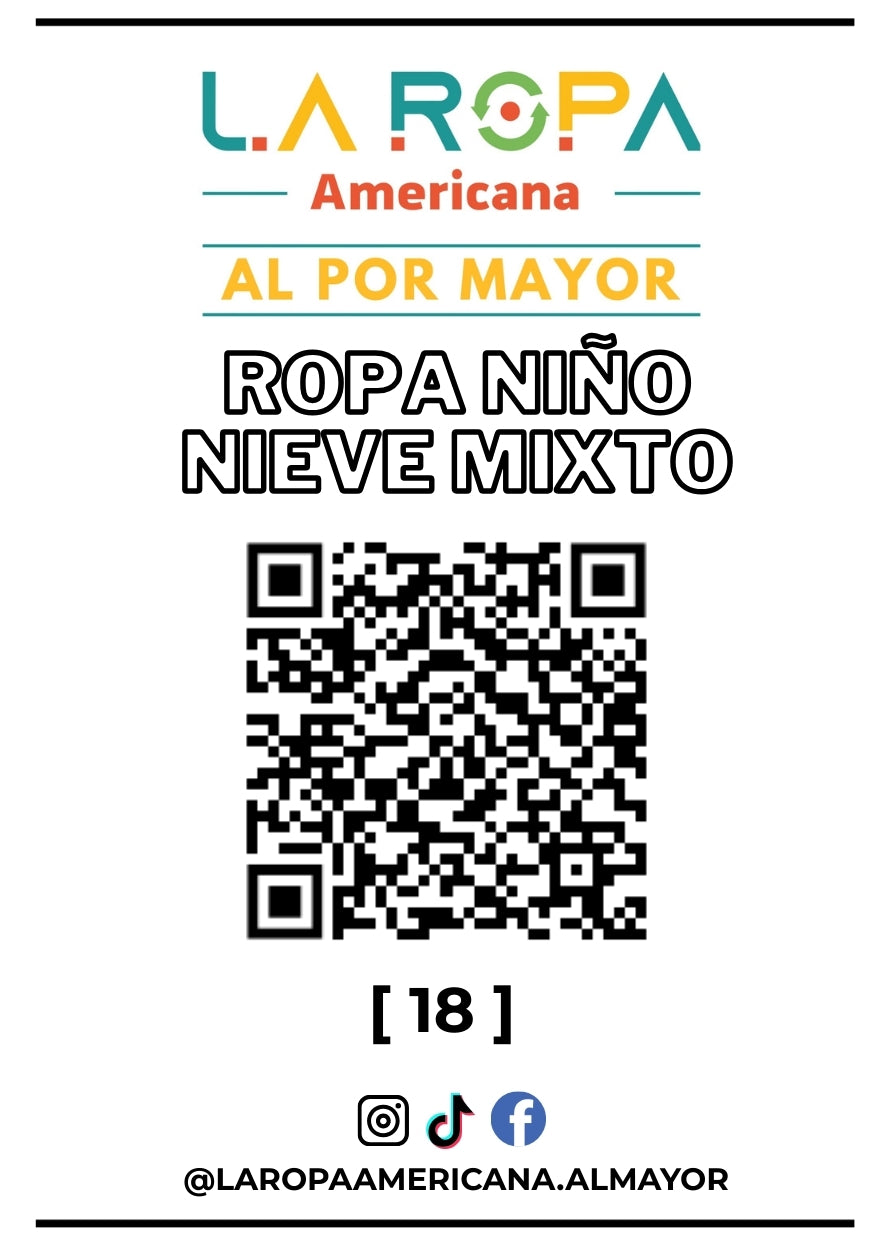 LOTE ROPA DE NIEVE NI?O MIXTO 20KG PRIMERA (18) | LA ROPA AMERICANA AL POR MAYOR