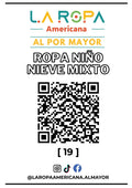 ROPA NIEVE NI?O MIXTO 20KG PRIMERA (19) | LA ROPA AMERICANA AL POR MAYOR