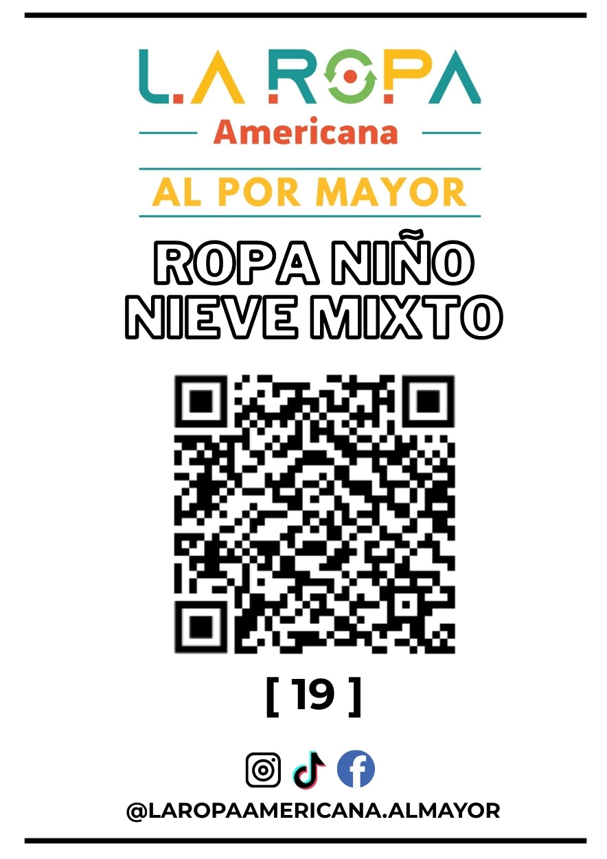 ROPA NIEVE NI?O MIXTO 20KG PRIMERA (19) | LA ROPA AMERICANA AL POR MAYOR