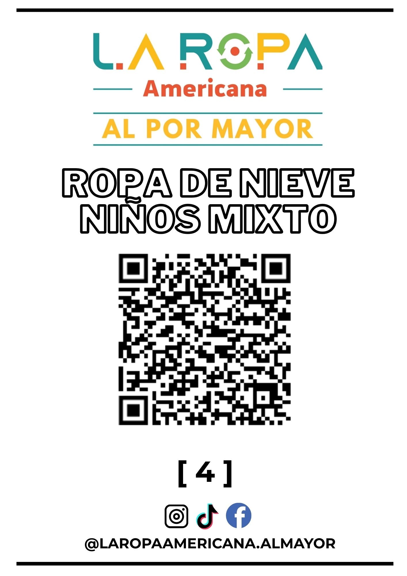 LOTE ROPA DE NIEVE NI?O MIXTO 20KG PRIMERA (4) | LA ROPA AMERICANA AL POR MAYOR