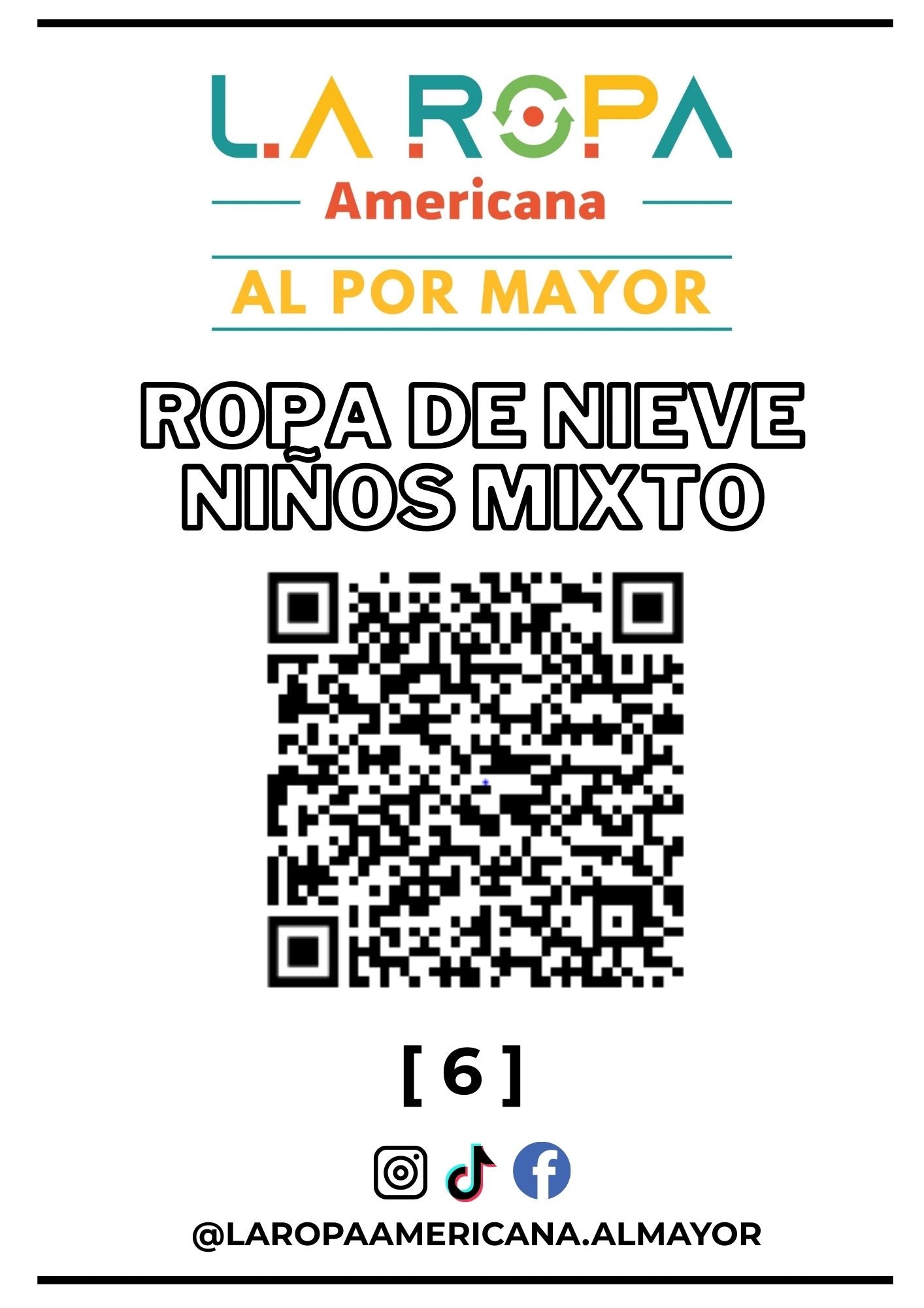 LOTE ROPA DE NIEVE NI?O MIXTO 20KG PRIMERA (6) | LA ROPA AMERICANA AL POR MAYOR