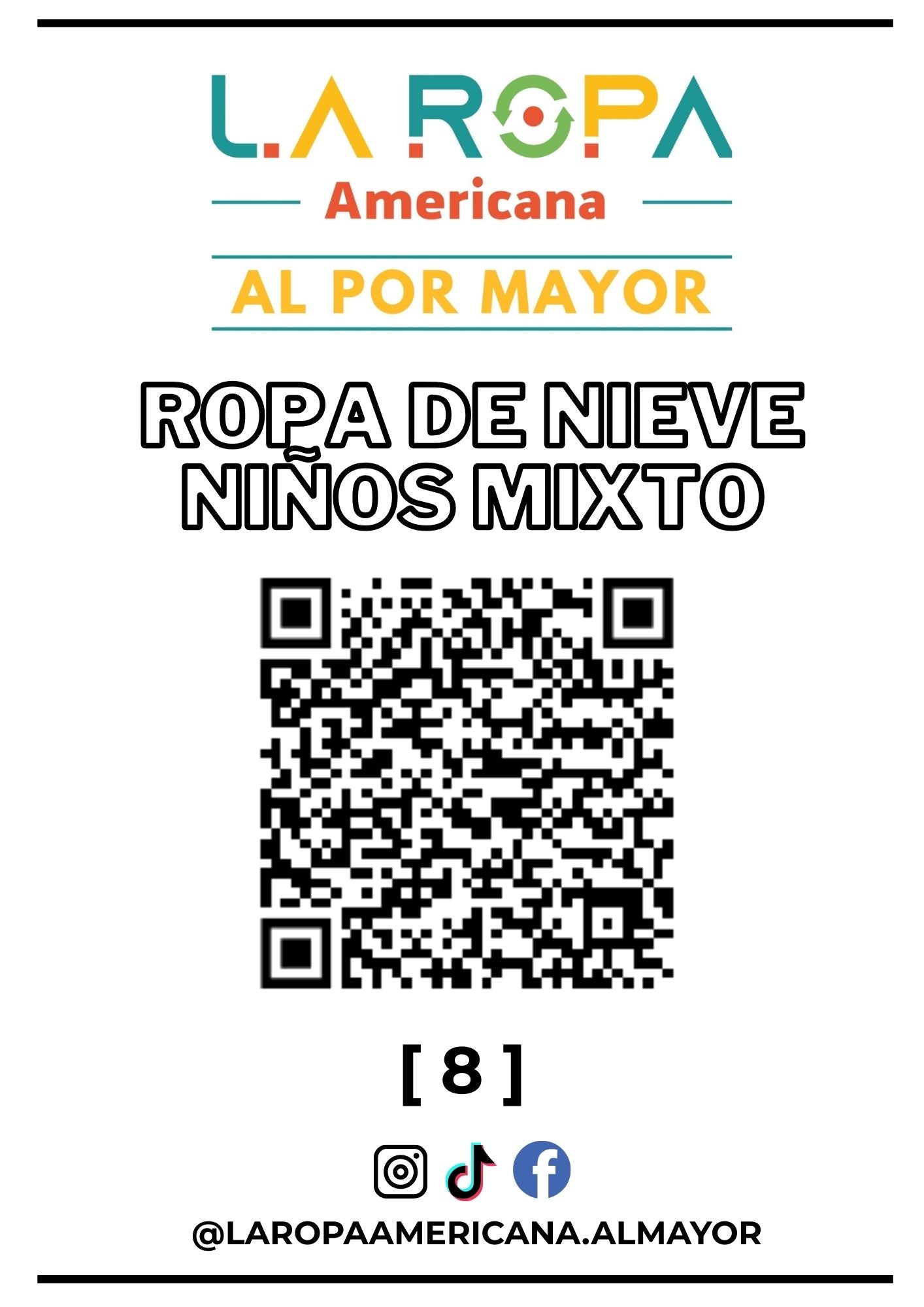LOTE ROPA DE NIEVE NI?O MIXTO 20KG PRIMERA (8) | LA ROPA AMERICANA AL POR MAYOR