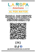 LOTE ROPA DE NIEVE NI?O MIXTO 20KG PRIMERA (9) | LA ROPA AMERICANA AL POR MAYOR