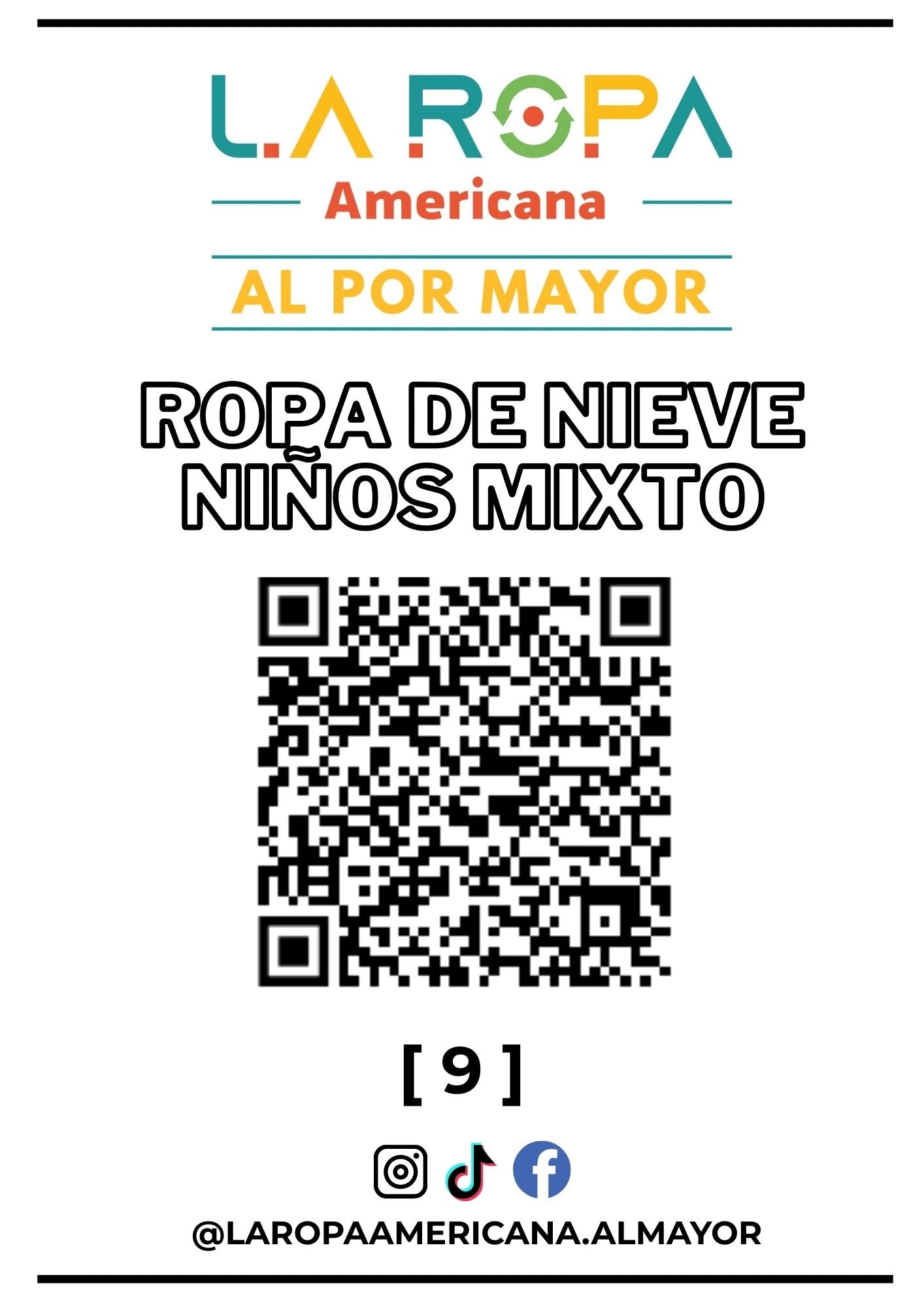 LOTE ROPA DE NIEVE NI?O MIXTO 20KG PRIMERA (9) | LA ROPA AMERICANA AL POR MAYOR